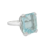 Vintage Aquamarine Statement Cocktail Ring