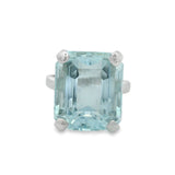 Vintage Aquamarine Statement Cocktail Ring