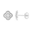 AV Diamonds 358285W 10K White Gold .25cttw Diamond Clover Stud Earrings