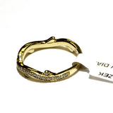 AV Diamonds 358436Y 10K Yellow Gold .33cttw Diamond Ladies Leaf Ring