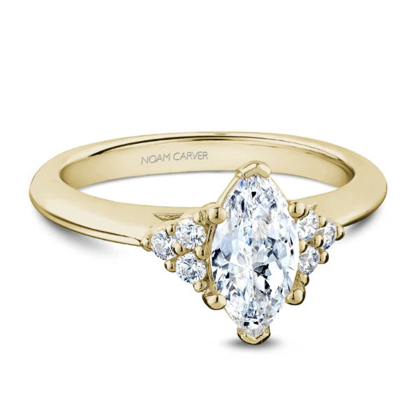 Noam Carver Marquise Diamond Engagement Ring