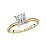 Romance Diamond Hidden Halo Engagement Ring