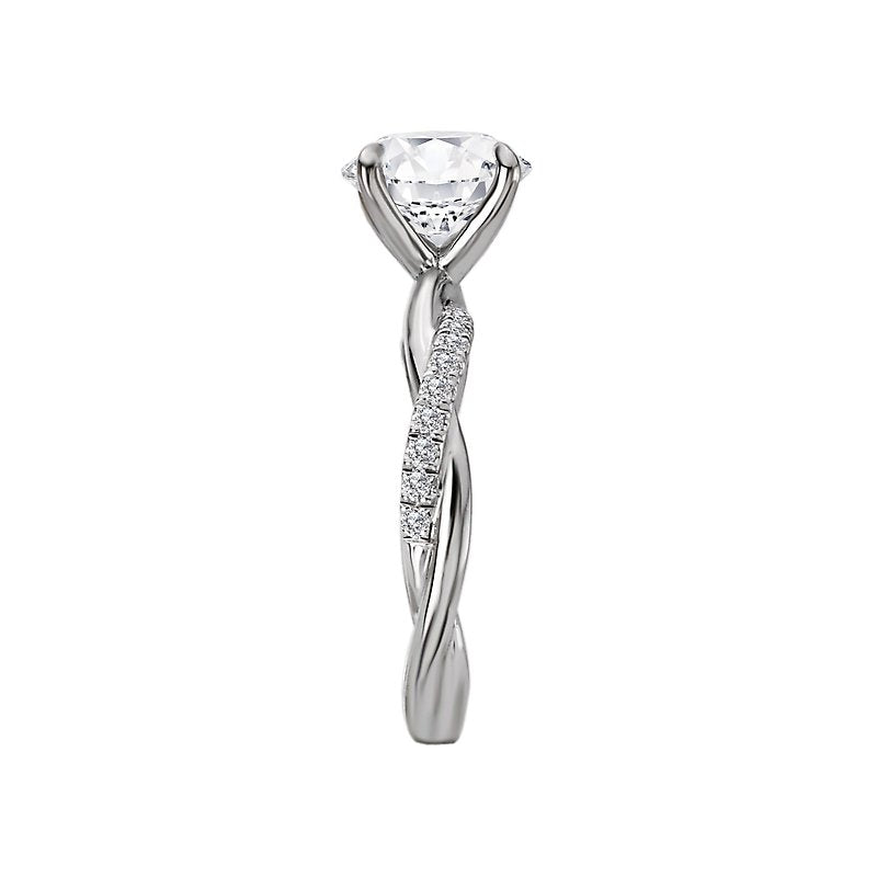 Semi-Mount Diamond Engagement Ring