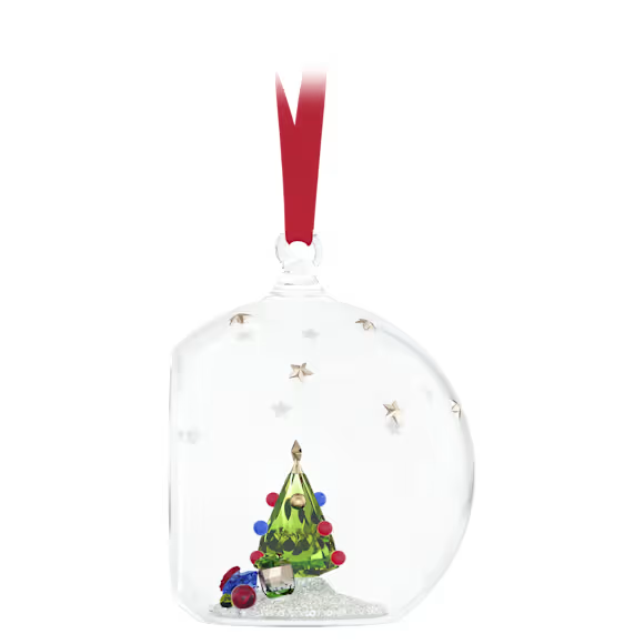 Holiday Cheers Tree and Gifts Ball Ornament