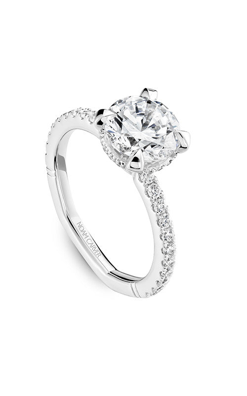 Noam Carver - Premium Hidden Halo Accented Diamond Setting