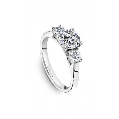 Noam Carver Engagement Ring B504-01A Platinum Round