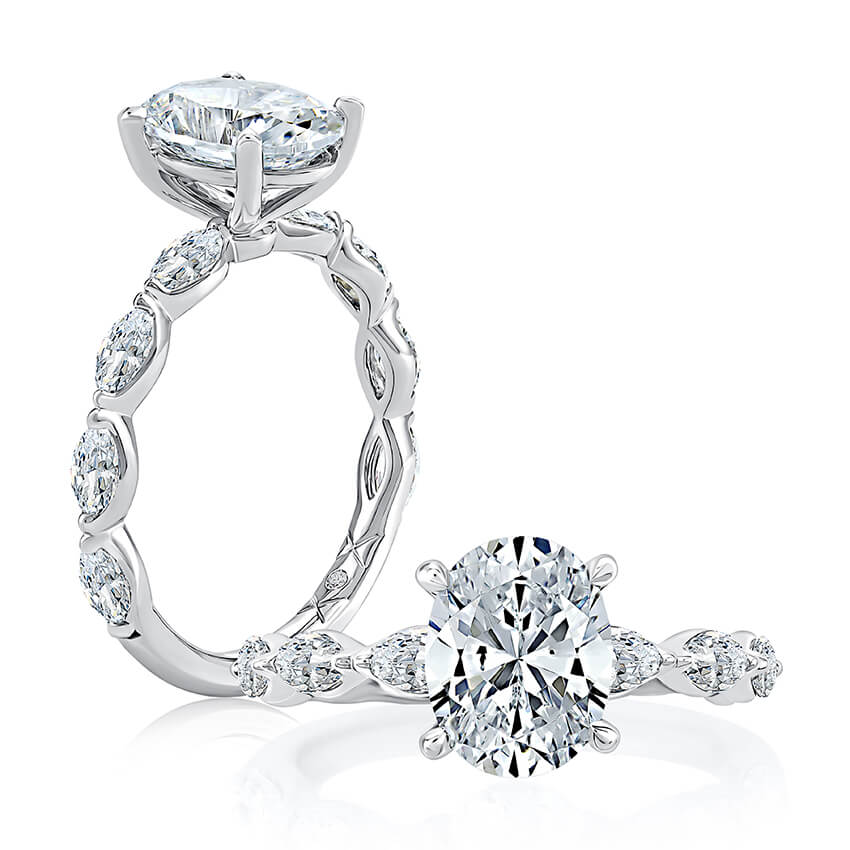 A.Jaffe Engagement Ring Mounting