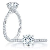 A.Jaffe Diamond Engagement Ring Mounting