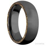 Lashbrook Wedding Band, Lashbrook, and Zirconium Wedding Band Z7DSIDE/NUGGET