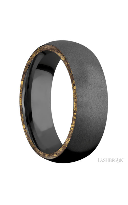 Lashbrook Wedding Band, Lashbrook, and Zirconium Wedding Band Z7DSIDE/NUGGET