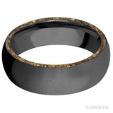 Lashbrook Wedding Band, Lashbrook, and Zirconium Wedding Band Z7DSIDE/NUGGET