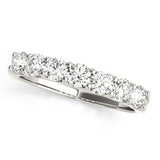 French Set Seven Diamonds Wedding Band