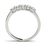 Five Stone Simple Wedding Band