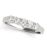 Five Stone Simple Wedding Band