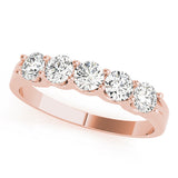14KT Five Stone Diamond Band