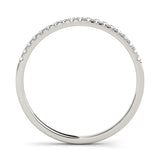Simple Diamond Wedding Band