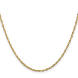 10k Yellow Gold 1.7 mm Singapore Chain 5263-20