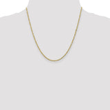 Quality Gold 14KT Yellow Gold Chain – Model 5263-20, 20in Length