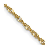 10k Yellow Gold 1.7 mm Singapore Chain 5263-20