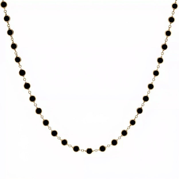 Sabrina Designs Onyx Station Necklace