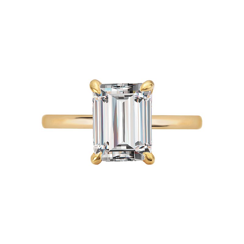 Romance Diamond Hidden Halo Engagement Ring