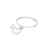 Swarovski Subtle Trilogy Bracelet 5465384 – White Crystals, Rhodium Plated, Adjustable Fit