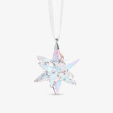 Swarovski 5551837 Classic Shimmer Star Ornament – Small Multicolored Crystal Decoration