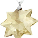 Swarovski Gold Christmas Tree Hanging Star Crystal Ornament - 5692663