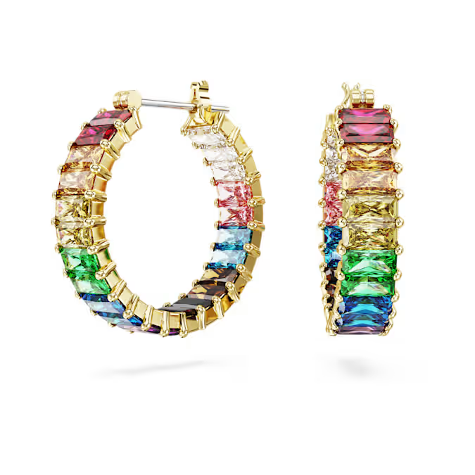 Matrix hoop earrings