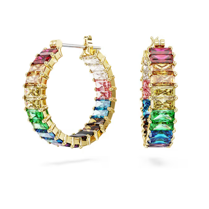 Swarovski Matrix hoop earrings