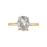 Romance Diamond Hidden Halo Engagement Ring