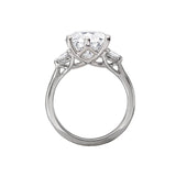 Romance 3 Stone Semi-Mount Diamond Ring