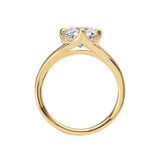 Bold Band Semi-Mount Diamond Engagement Ring