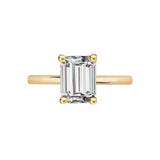 Romance Diamond Hidden Halo Engagement Ring