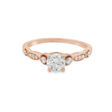 Rose Gold GIA Certified Engagement Ring