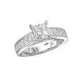 Lavie Peg Head Semi-Mount Diamond Ring