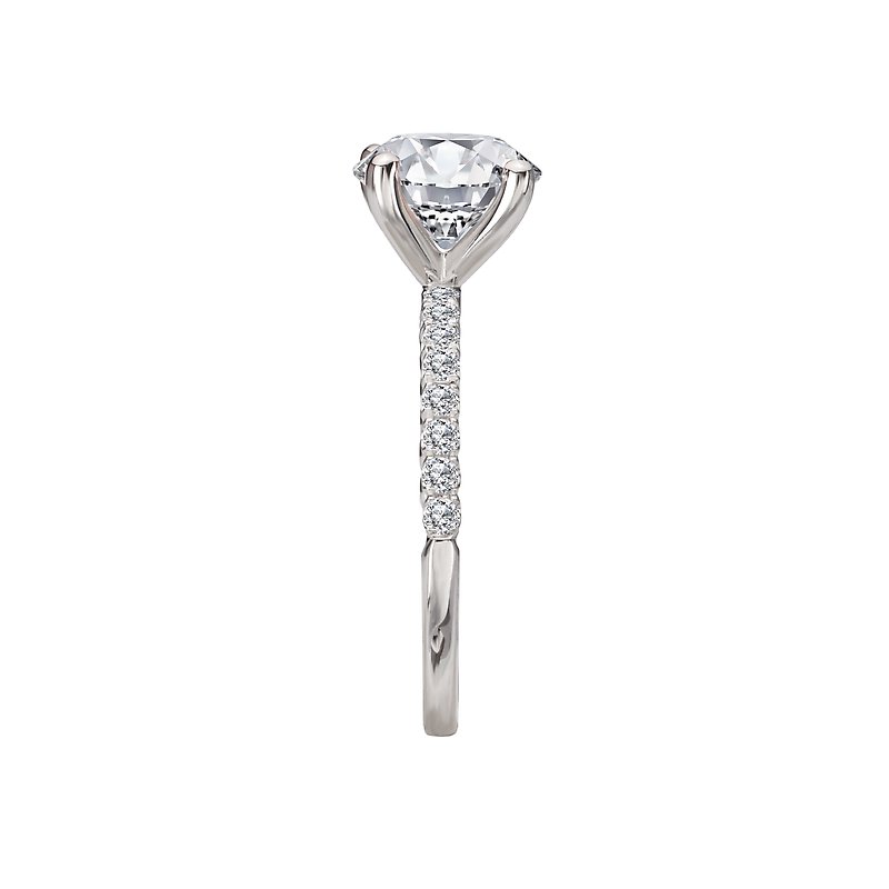 Diamond Semi-Mount Engagement Ring