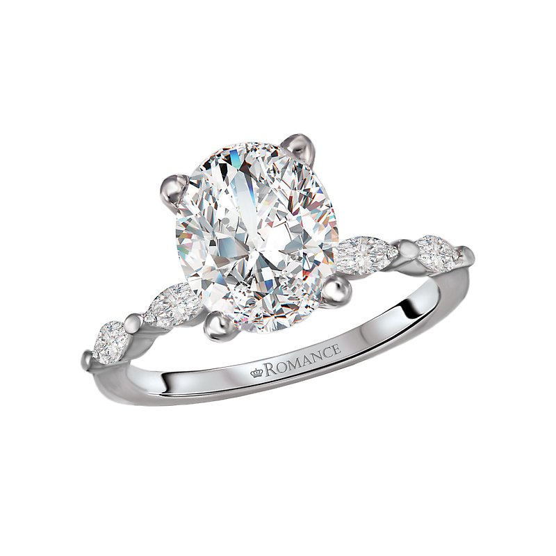 Romance Semi-Mount Diamond Engagement Ring