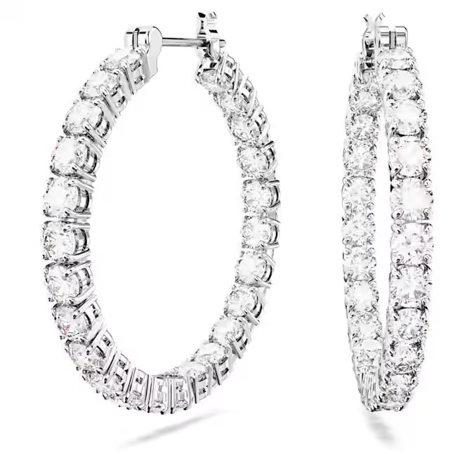 Matrix hoop earrings