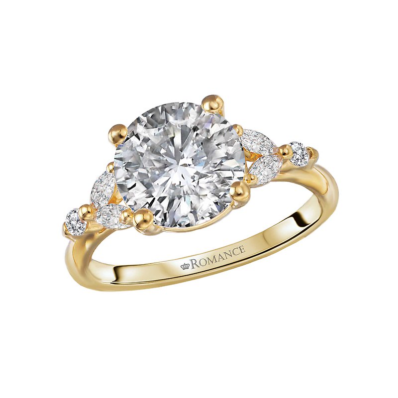 Diamond Semi-Mount Engagement Ring