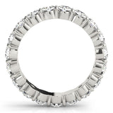 Modern 14KT Diamond Eterinty Wedding Band