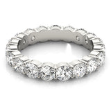 Modern 14KT Diamond Eterinty Wedding Band