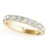 Four Prong Diamond Eternity Band