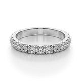 Four Prong Diamond Eternity Band