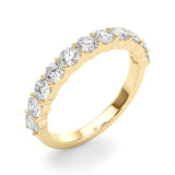 Overnight 85359-1/2 – 14K Yellow Gold 1.26ctw Lab-Grown Diamond Half Eternity Band