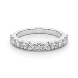Overnight 85359-1 – 14K White Gold 1.31ctw Lab-Grown Diamond Half Eternity Band