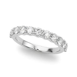 Overnight 85359-1 – 14K White Gold 1.31ctw Lab-Grown Diamond Half Eternity Band