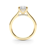 Overnight 14K Gold Engagement Ring Setting with 2.00cttw Hidden Halo & Bridge Accent Diamonds (Model 85467-2)
