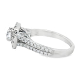 Vera Wang 1 1/2CTW Double Halo Engagement Ring