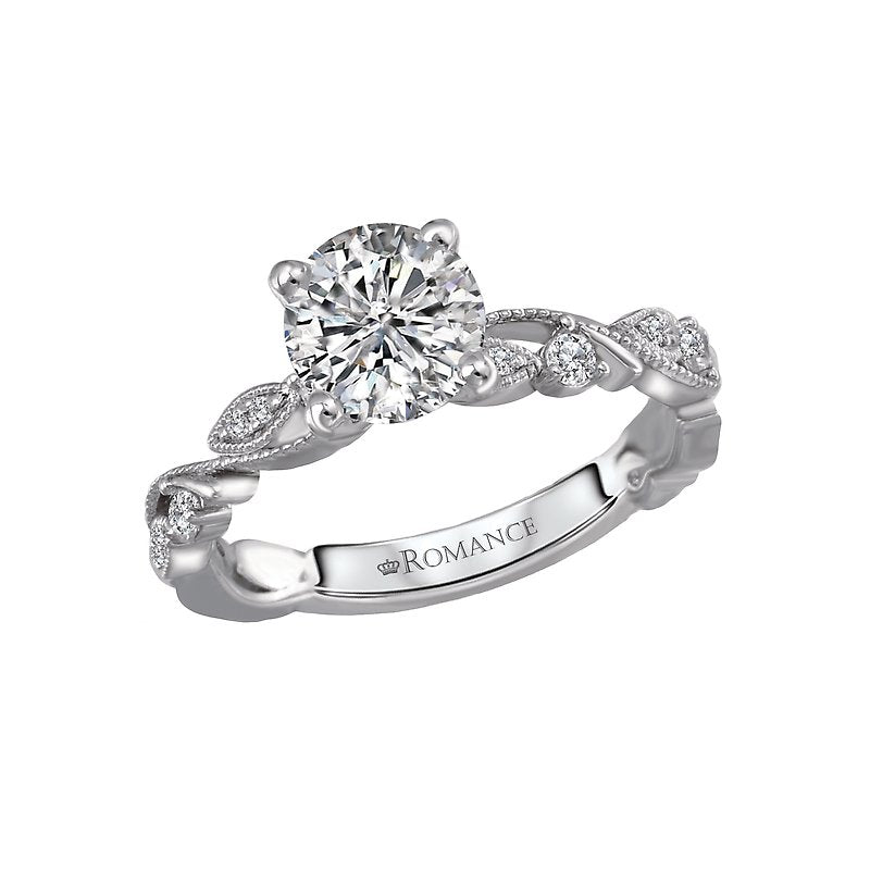 Romance *** Lab Grown Diamond *** Classic Semi-Mount Diamond Ring
